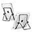 Universal Tablet Stand Mount Holder T20 for Asus Transformer Book T300 Chi Black