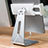 Universal Tablet Stand Mount Holder T24 for Amazon Kindle Oasis 7 inch Silver