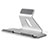 Universal Tablet Stand Mount Holder T25 for Apple iPad Air 5 10.9 2022 Silver