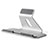 Universal Tablet Stand Mount Holder T25 for Apple iPad Pro 12.9 2022 Silver