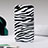 Zebra Plastic Hard Rigid Case Cover for Apple iPhone 4 Black