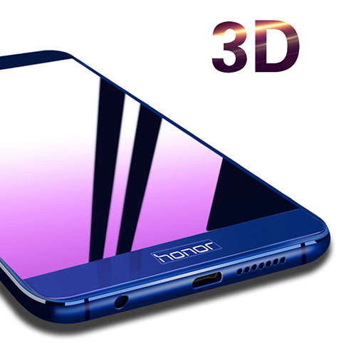 3D Tempered Glass Screen Protector Film for Huawei Honor 8 Blue