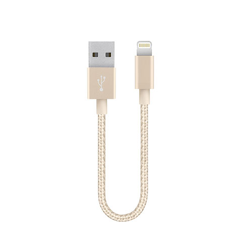 Charger USB Data Cable Charging Cord 15cm S01 for Apple iPad Pro 12.9 Gold