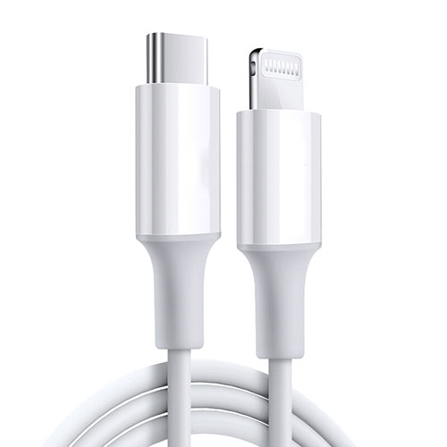 Charger USB Data Cable Charging Cord C02 for Apple iPhone 7 Plus White