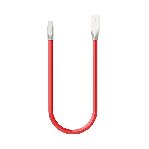 Charger USB Data Cable Charging Cord C06 for Apple iPhone Xs Red