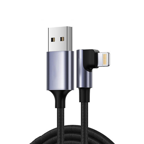 Charger USB Data Cable Charging Cord C10 for Apple iPhone 12 Max Black