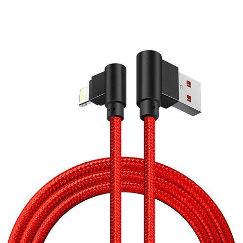 Charger USB Data Cable Charging Cord D15 for Apple iPhone 7 Red