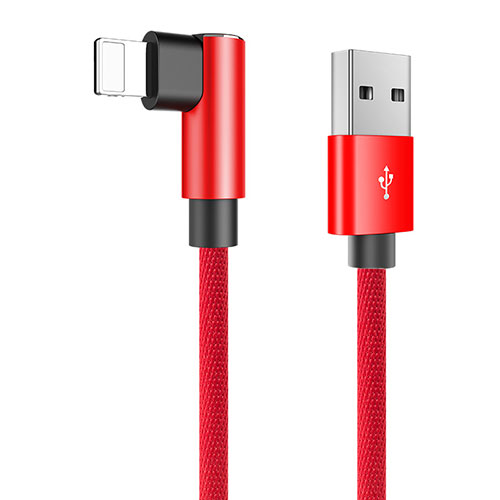 Charger USB Data Cable Charging Cord D16 for Apple iPad 10.2 (2020) Red