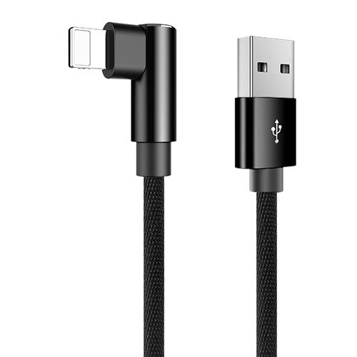 Charger USB Data Cable Charging Cord D16 for Apple iPhone Xs Black