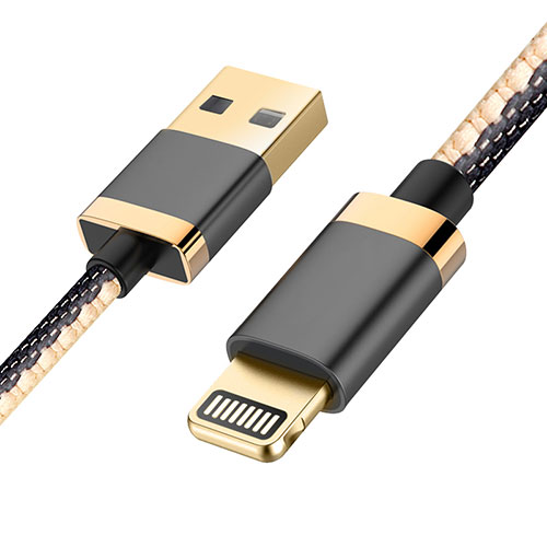 Charger USB Data Cable Charging Cord D24 for Apple iPad 4 Black