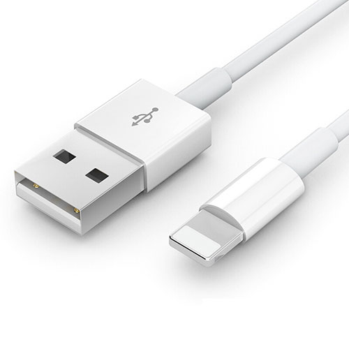 Charger USB Data Cable Charging Cord L09 for Apple iPhone Xs White