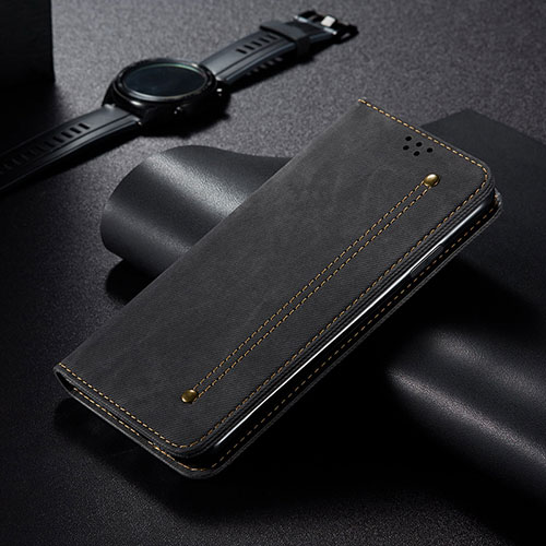 Cloth Case Stands Flip Cover B01S for Google Pixel 6a 5G Black