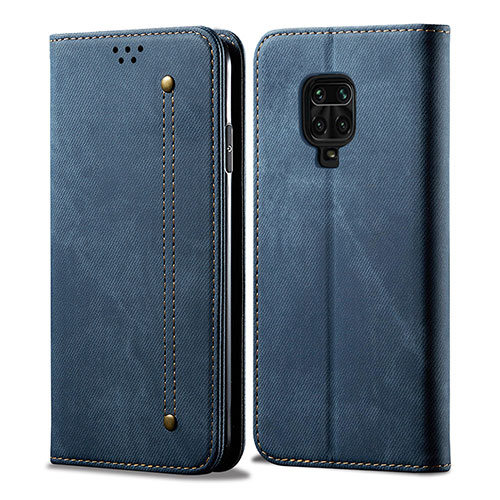 Cloth Case Stands Flip Cover B01S for Xiaomi Poco M2 Pro Blue