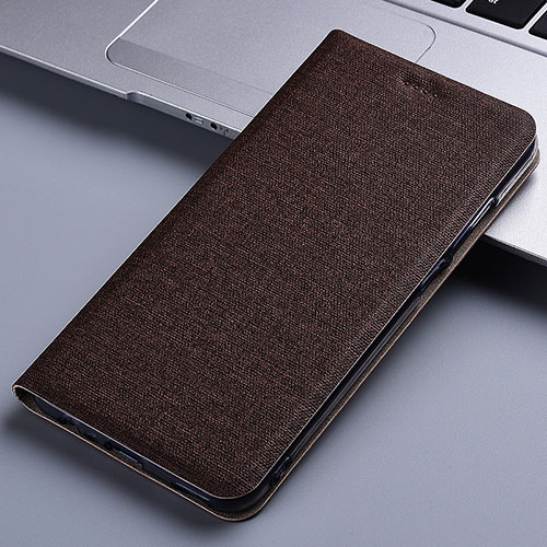 Cloth Case Stands Flip Cover H12P for Apple iPhone 6 Brown