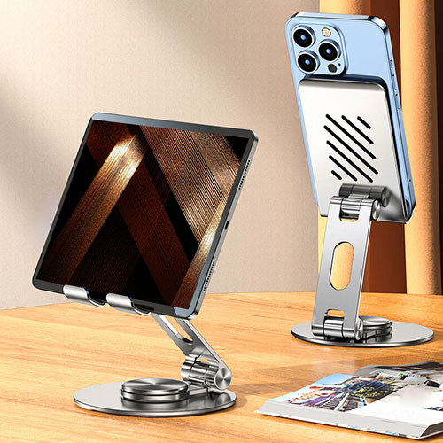 Flexible Tablet Stand Mount Holder Universal D09 for Apple iPad Mini 6 Silver