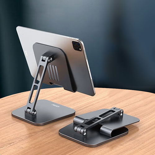 Flexible Tablet Stand Mount Holder Universal D13 for Apple iPad Pro 11 2022 Black