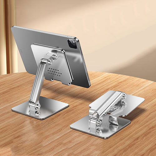 Flexible Tablet Stand Mount Holder Universal F01 for Apple iPad 10.2 (2021) Silver