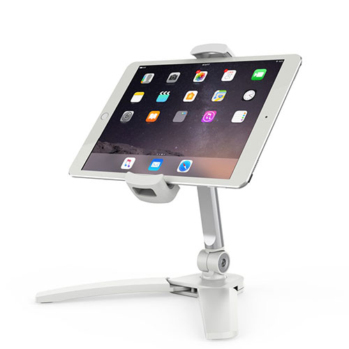 Flexible Tablet Stand Mount Holder Universal K08 for Samsung Galaxy Tab E 9.6 T560 T561 White