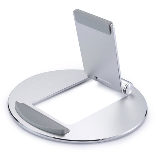 Flexible Tablet Stand Mount Holder Universal K16 for Samsung Galaxy Tab A6 10.1 SM-T580 SM-T585 Silver