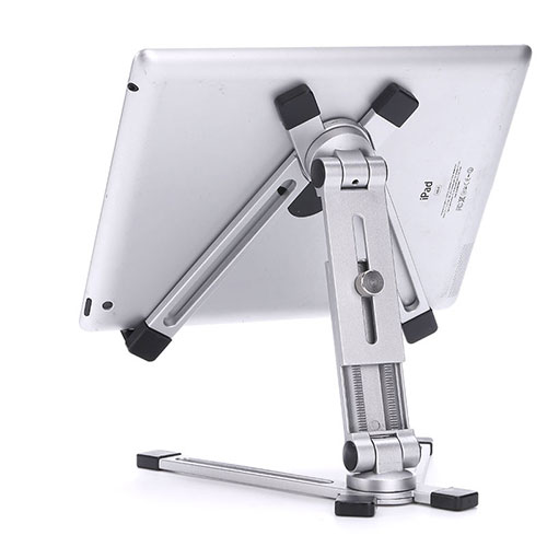 Flexible Tablet Stand Mount Holder Universal K19 for Amazon Kindle Oasis 7 inch Silver