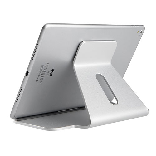 Flexible Tablet Stand Mount Holder Universal K21 for Apple iPad 10.2 (2019) Silver