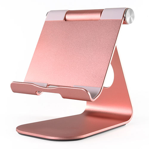 Flexible Tablet Stand Mount Holder Universal K23 for Apple iPad Air 4 10.9 (2020) Rose Gold