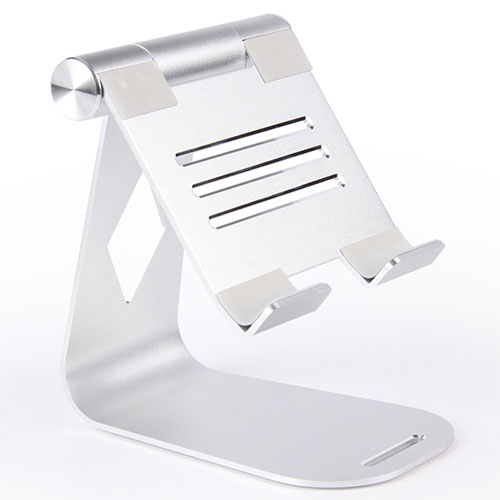 Flexible Tablet Stand Mount Holder Universal K25 for Huawei MediaPad T3 10 AGS-L09 AGS-W09 Silver