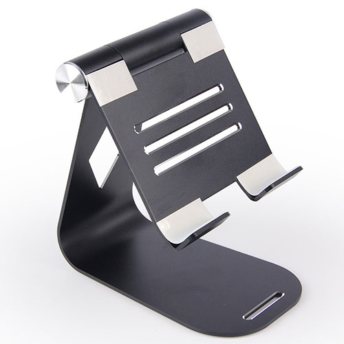 Flexible Tablet Stand Mount Holder Universal K25 for Samsung Galaxy Tab S7 Plus 5G 12.4 SM-T976 Black