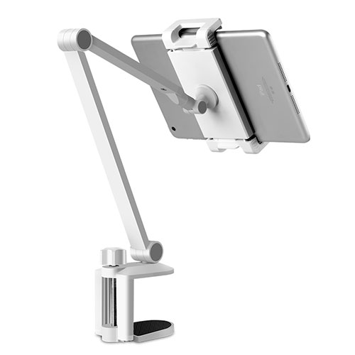 Flexible Tablet Stand Mount Holder Universal T01 for Apple iPad Air 5 10.9 2022 White