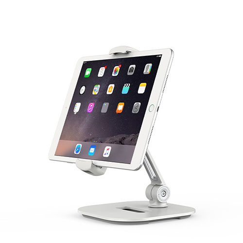 Flexible Tablet Stand Mount Holder Universal T02 for Apple iPad Pro 12.9 2022 White