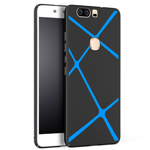 Hard Rigid Plastic Case Line Cover for Huawei Honor V8 Black