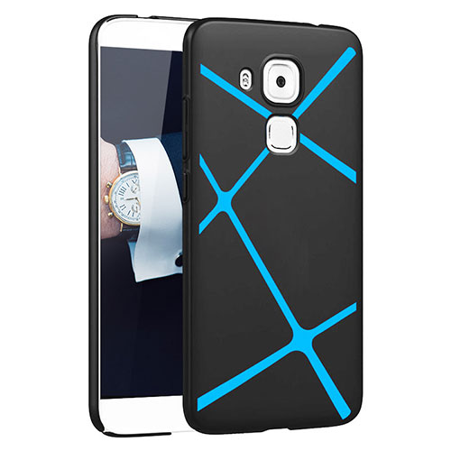 Hard Rigid Plastic Case Line Cover for Huawei Nova Plus Black