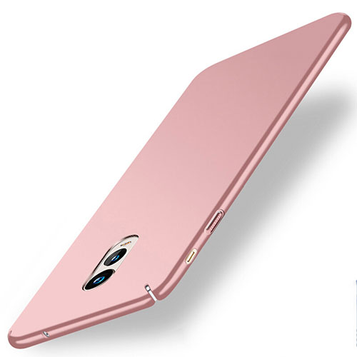 Hard Rigid Plastic Matte Finish Back Cover for Samsung Galaxy C7 (2017) Rose Gold