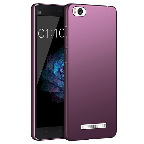 Hard Rigid Plastic Matte Finish Back Cover for Xiaomi Mi 4C Purple