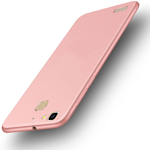 Hard Rigid Plastic Matte Finish Back Cover M01 for Huawei G8 Mini Rose Gold