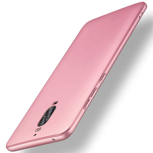 Hard Rigid Plastic Matte Finish Back Cover M01 for Huawei Mate 9 Pro Pink