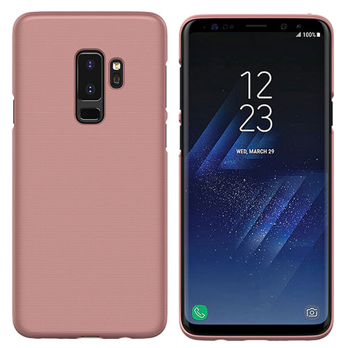 Hard Rigid Plastic Matte Finish Back Cover M02 for Samsung Galaxy S9 Plus Rose Gold