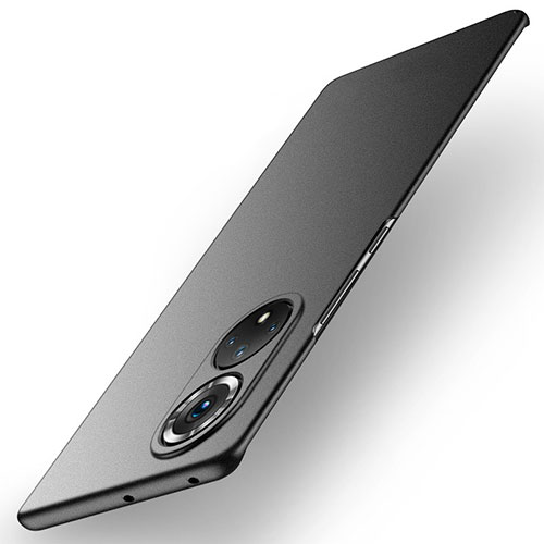 Hard Rigid Plastic Matte Finish Case Back Cover for Huawei Honor 50 Pro 5G Black