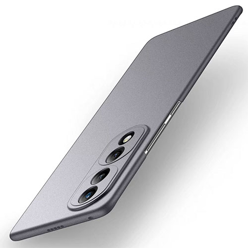 Hard Rigid Plastic Matte Finish Case Back Cover for Huawei Honor 70 Pro+ Plus 5G Gray