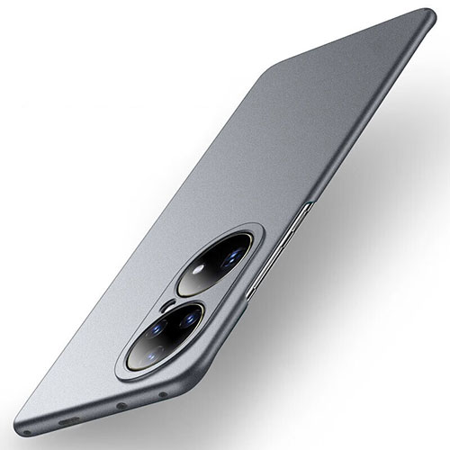 Hard Rigid Plastic Matte Finish Case Back Cover for Huawei P50e Gray