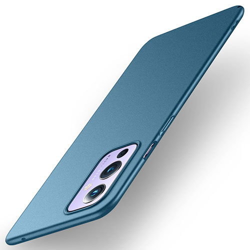 Hard Rigid Plastic Matte Finish Case Back Cover for OnePlus 9 5G Blue