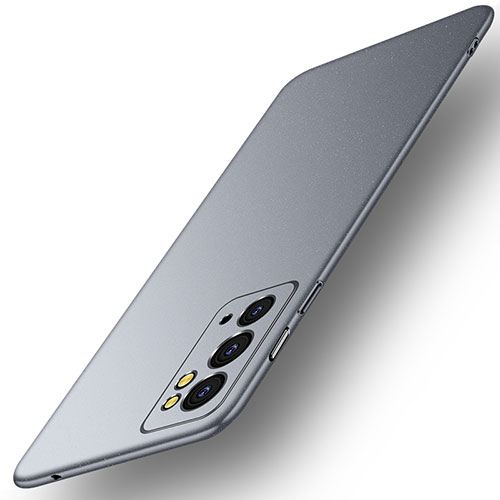 Hard Rigid Plastic Matte Finish Case Back Cover for OnePlus 9RT 5G Gray