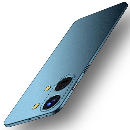 Hard Rigid Plastic Matte Finish Case Back Cover for OnePlus Ace 2V 5G Blue