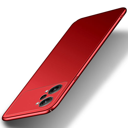 Hard Rigid Plastic Matte Finish Case Back Cover for Oppo K10 Pro 5G Red