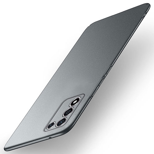 Hard Rigid Plastic Matte Finish Case Back Cover for Oppo K9S 5G Gray