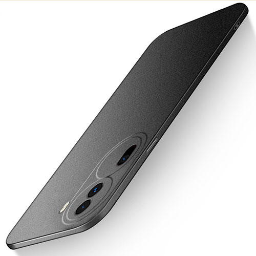 Hard Rigid Plastic Matte Finish Case Back Cover for Oppo Reno11 Pro 5G Black