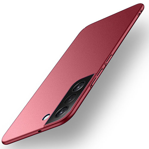 Hard Rigid Plastic Matte Finish Case Back Cover for Samsung Galaxy S23 Plus 5G Red