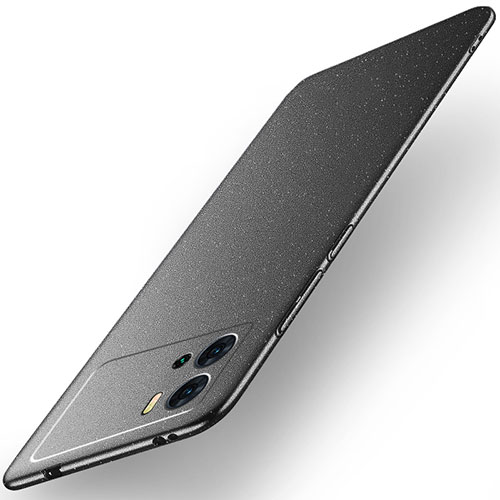 Hard Rigid Plastic Matte Finish Case Back Cover for Vivo iQOO 9 Pro 5G Black