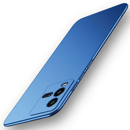 Hard Rigid Plastic Matte Finish Case Back Cover for Vivo iQOO 9T 5G Blue