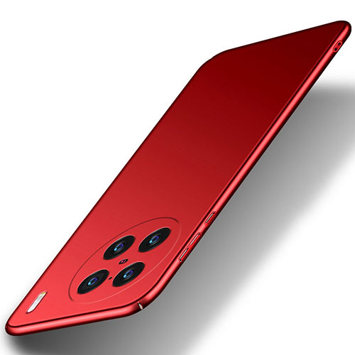 Hard Rigid Plastic Matte Finish Case Back Cover for Vivo X90 Pro+ Plus 5G Red